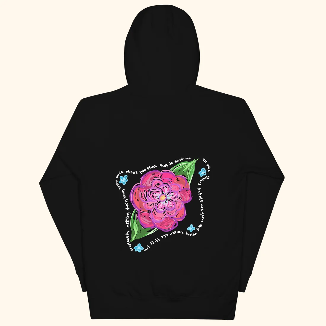 forget me not hoodie mockup